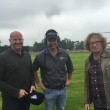 Guests Sir David Fagan and Andrew Lumsden aka Te Radar with Heli Ventures pilot.