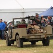 Military re-enactment pleases the crowd
